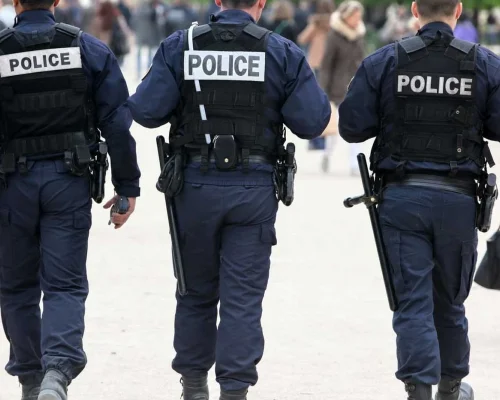 Patrouille de policier paris